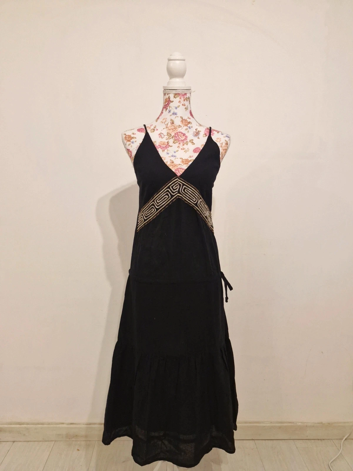 Robe longue style bohème 100%coton
